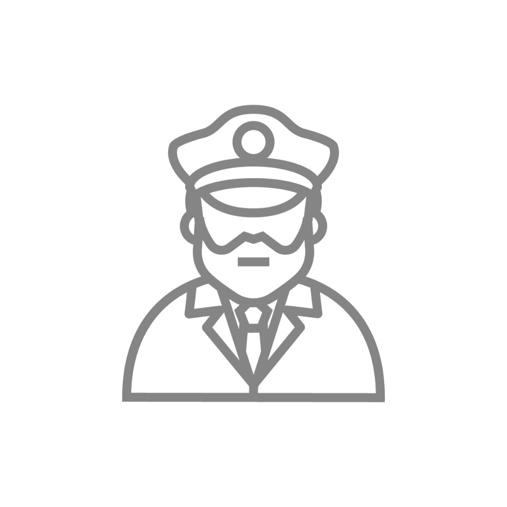 capitán de yate reflejo mamífero